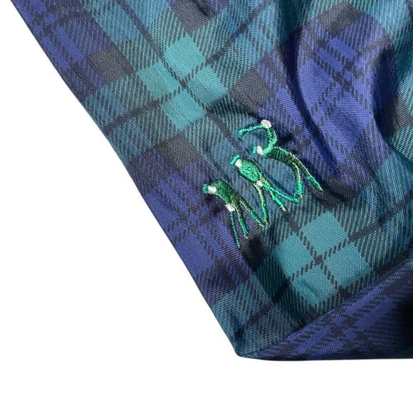 Vintage WILSON Plaid Pullover - Blue and Green Medium - Picture 6 of 7